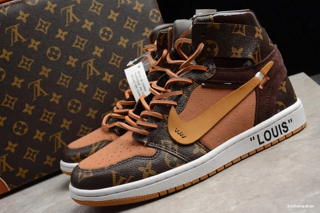 Cheap LUCY 1 Off-Louis OW x AQ0818-158 Jordan AJ1 Air 0626